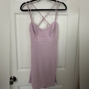 NBD X Naven Light Purple Mini Dress
